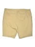 Ellos Solid Tan Khaki Shorts Size 22 - photo 2