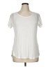 Max Studio Ivory Short Sleeve T-Shirt Size XL - photo 1