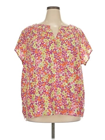 St. John's Bay Short Sleeve Blouse (view 1)