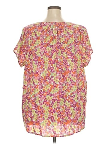 St. John's Bay Short Sleeve Blouse (view 2)