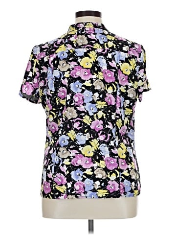 Dana Buchman Short Sleeve Blouse (view 2)