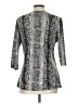 Made in Heaven Gray 3/4 Sleeve Blouse Size L - photo 2