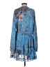 Free People 100% Polyester Blue Long Sleeve T-Shirt Size S - photo 2