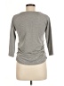 DressBarn Gray 3/4 Sleeve Top Size Med Petite - photo 2