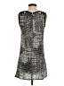 Speechless 100% Rayon Tweed Silver Casual Dress Size XS - photo 2