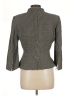 Armani Collezioni Houndstooth Checkered-gingham Gray Wool Blazer Size 10 - photo 2