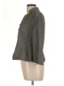 Armani Collezioni Houndstooth Checkered-gingham Gray Wool Blazer Size 10 - photo 5