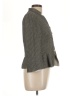 Armani Collezioni Houndstooth Checkered-gingham Gray Wool Blazer Size 10 - photo 4