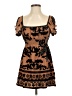 Hale Bob Brown Short Sleeve Silk Top Size XS - photo 1
