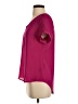 Apt. 9 100% Polyester Burgundy Short Sleeve Blouse Size XS - photo 5
