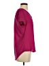 Apt. 9 100% Polyester Burgundy Short Sleeve Blouse Size XS - photo 4