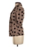 Grace Polka Dots Brown 3/4 Sleeve Blouse Size XS - photo 5