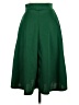 Doublju Solid Green Casual Skirt Size S - photo 2
