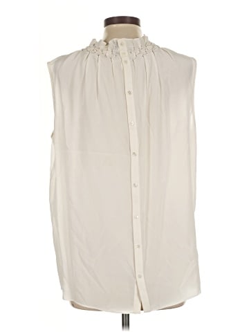 Joseph Sleeveless Silk Top (view 2)