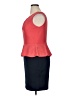 En Focus Studio Chevron-herringbone Red Cocktail Dress Size 14 - photo 5