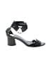 Paige 100% Leather Black Sandals Size 8 1/2 - photo 1