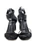 Paige 100% Leather Black Sandals Size 8 1/2 - photo 2
