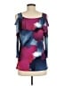 Clara Sun Woo Blue 3/4 Sleeve Blouse Size M - photo 2