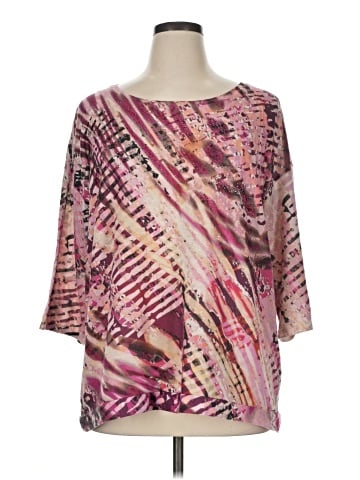 B.l.e.u. 3/4 Sleeve Blouse (view 1)