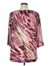 B.l.e.u. Pink 3/4 Sleeve Blouse Size 1X - photo 2