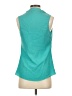 Campaigne 100% Polyester Teal Sleeveless Blouse Size XS - photo 2
