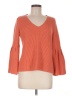 LC Lauren Conrad 100% Acrylic Orange Pullover Sweater Size M - photo 1