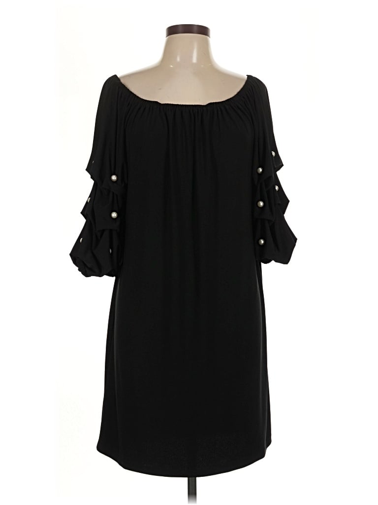 Pre-owned Msk Casual Dress In Black
