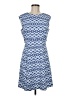 Title Nine Argyle Blue Casual Dress Size M - photo 1