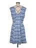 Title Nine Argyle Blue Casual Dress Size M - photo 2
