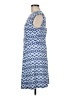 Title Nine Argyle Blue Casual Dress Size M - photo 5