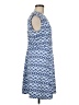 Title Nine Argyle Blue Casual Dress Size M - photo 4