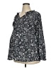 Isabel Maternity 100% Polyester Gray Blue Long Sleeve Blouse Size XL - photo 1