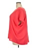 First Love 100% Polyester Orange Short Sleeve Blouse Size XXL - photo 5