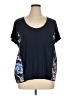Gap Outlet Blue Short Sleeve Top Size XL - photo 1