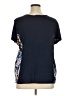 Gap Outlet Blue Short Sleeve Top Size XL - photo 2