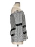 Belle + Sky 100% Polyester Black Silver 3/4 Sleeve Blouse Size XS - photo 4