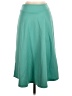 Doublju Solid Green Casual Skirt Size S - photo 1