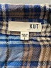 Kut from the Kloth 100% Rayon Plaid Blue Long Sleeve Button-Down Shirt Size S - photo 7