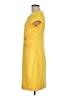 Ellen Tracy Solid Yellow Casual Dress Size 8 - photo 5