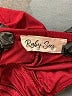 Ruby Sees 100% Polyester Burgundy Red 3/4 Sleeve Blouse Size 8 - photo 7