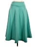 Doublju Solid Teal Casual Skirt Size S - photo 1