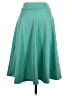 Doublju Solid Teal Casual Skirt Size S - photo 2
