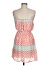 Emerald Sundae 100% Polyester Chevron-herringbone Orange Casual Dress Size M - photo 2