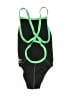 Speedo 100% Polyester Solid Green One Piece Swimsuit Size 6 - photo 2