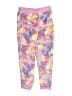 Lands' End 100% Polyester Tie-dye Purple Casual Pants Size 8 - photo 2