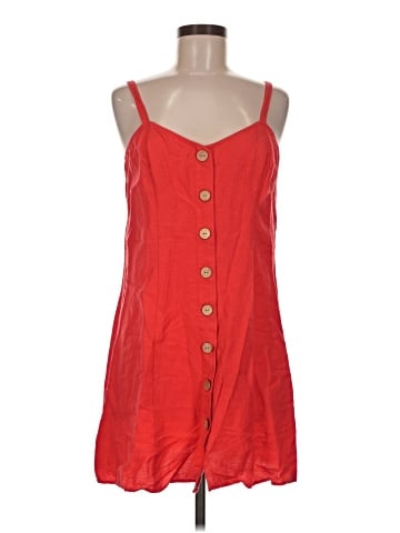 Express Sleeveless Button-Down Shirt (view 1)