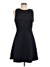 Alya Solid Black Casual Dress Size M - photo 1