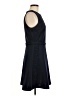Alya Solid Black Casual Dress Size M - photo 4