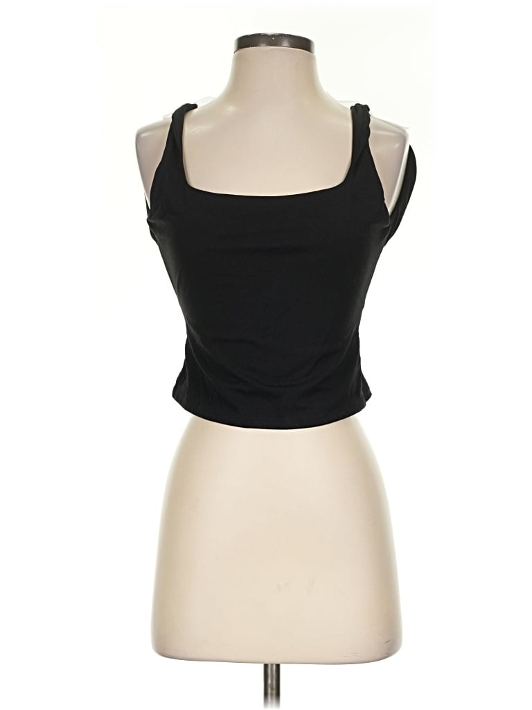 Pre-owned Garage Tank Top Black Strapless Neckline Tops