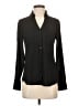 Express 100% Polyester Solid Black Long Sleeve Blouse Size S - photo 1